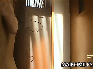 Yumiko Takase - Exotic JAV cougar moist puss Creampied